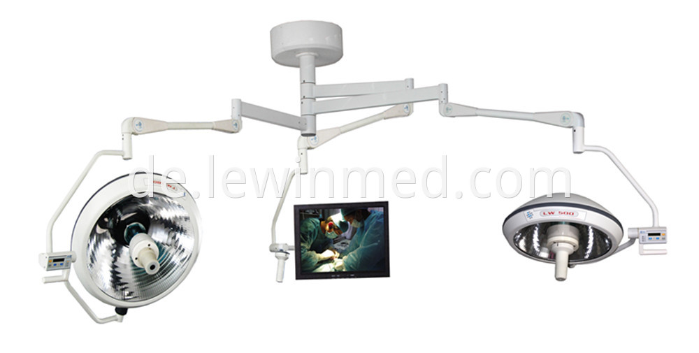 HD camera lamp with two head